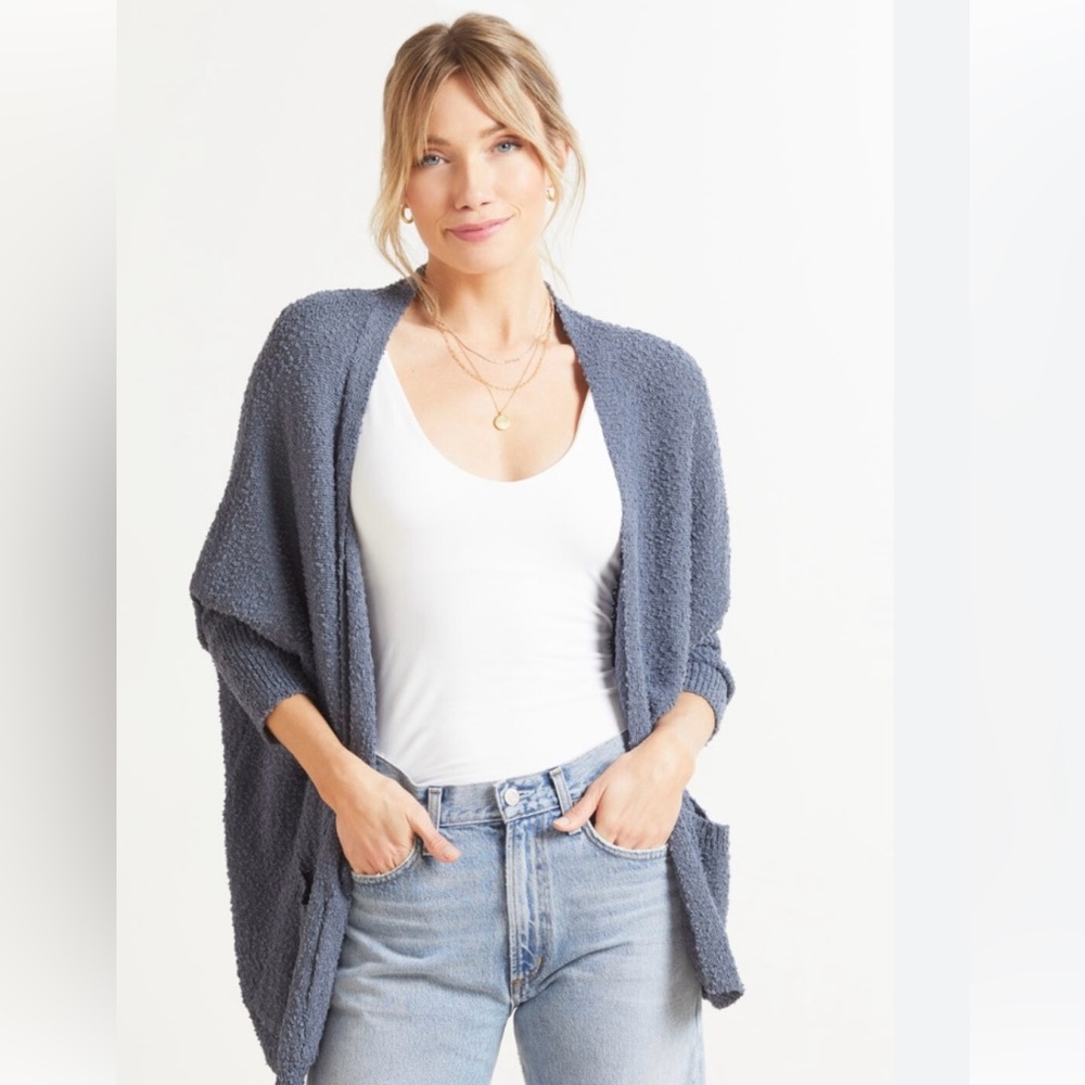 Evereve off white/ cream Izzie Cardigan Sweater Wrap size XS